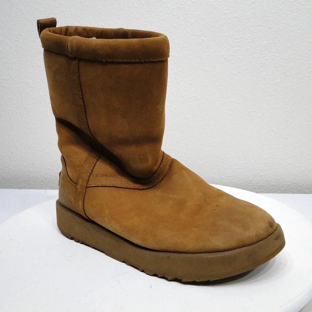 UGG Adirondack Boot III Pull-On Waterproof Winter Boots Chestnut Brown 1017509 8